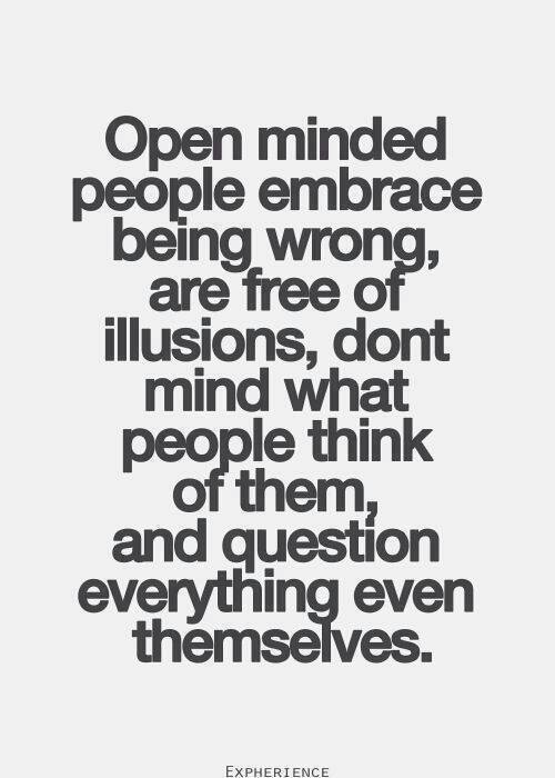 Learning to become open minded
